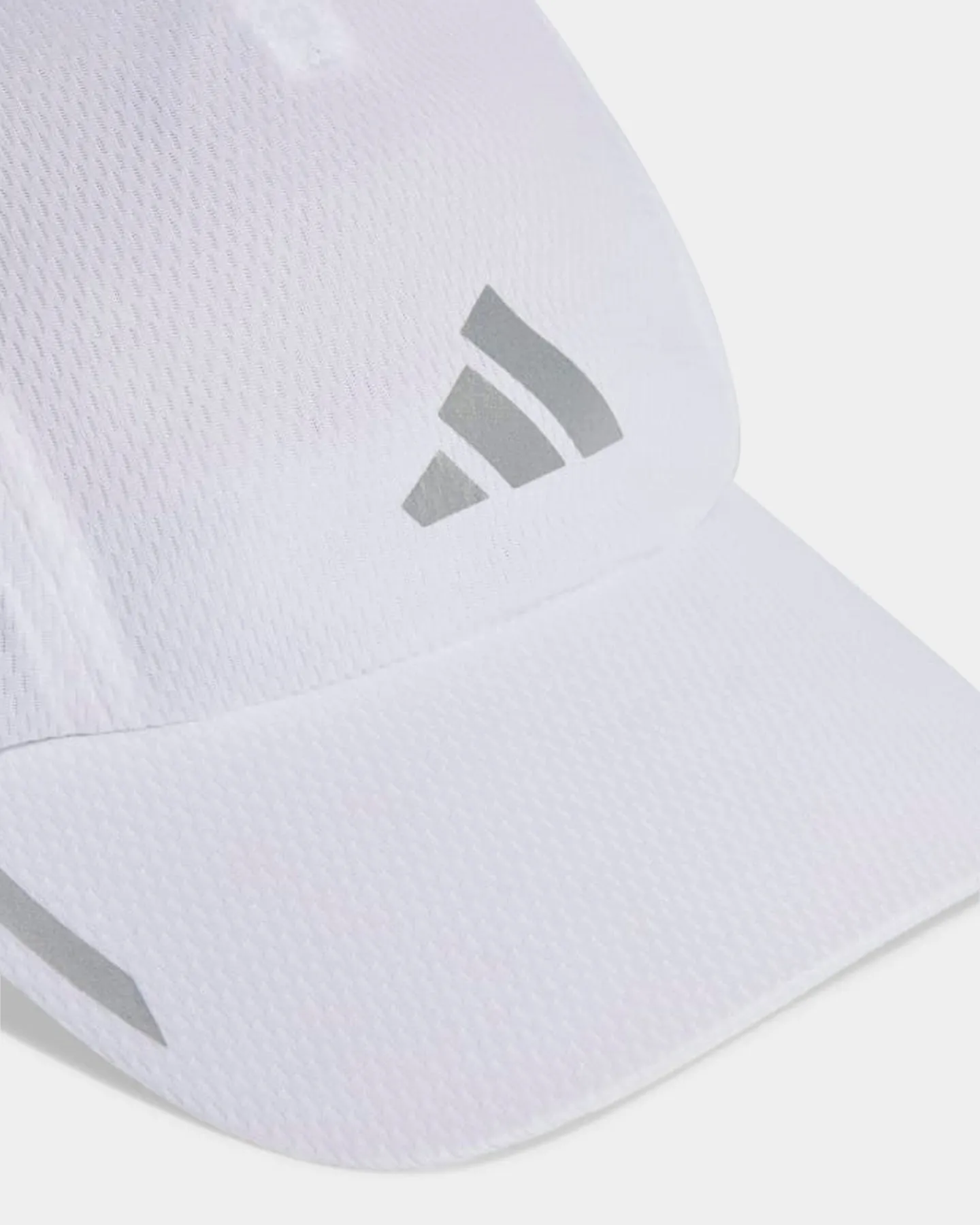 Adidas Run Mesh Strapback Cap White