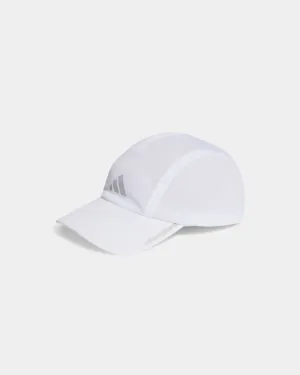 Adidas Run Mesh Strapback Cap White