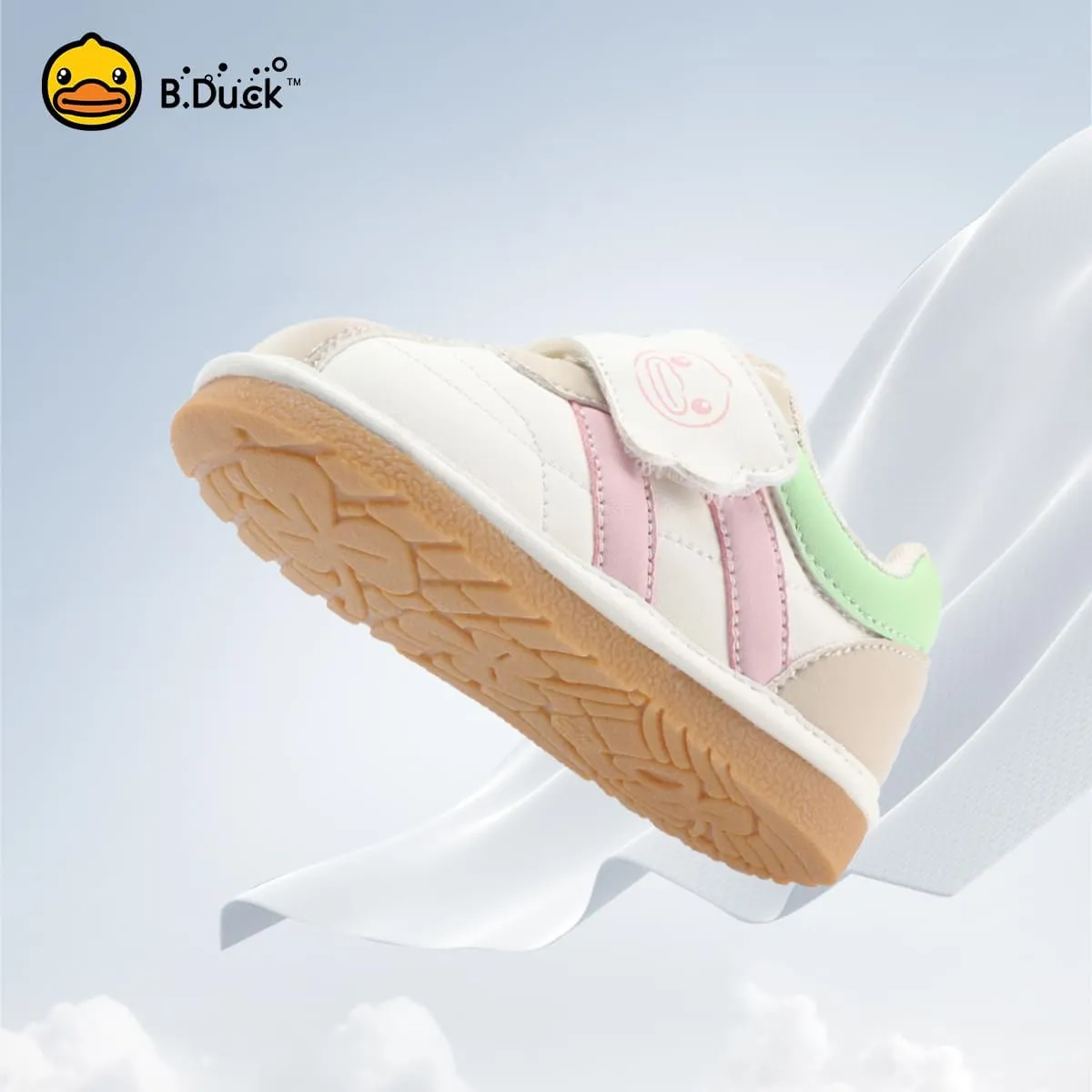 B.Duck Squeaky Shoes [Toddler 4-Toddler 7] Toddler Shoes for Girl and Boy Kids Shoe First Walker Soft-Bottom Toddler Shoes Toddler Sneakers