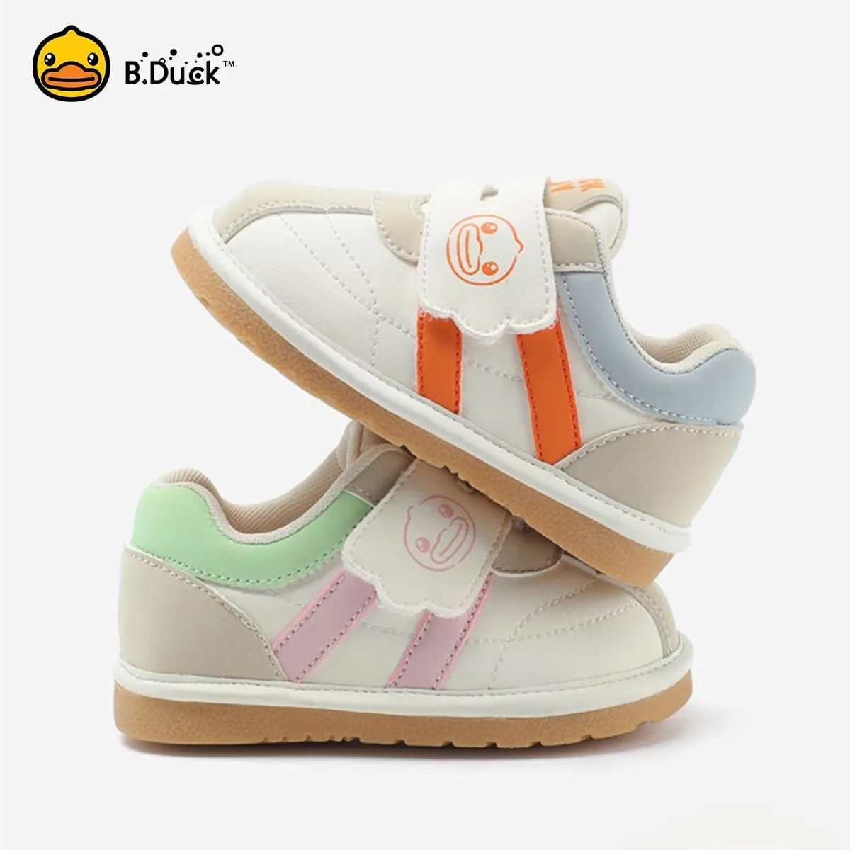B.Duck Squeaky Shoes [Toddler 4-Toddler 7] Toddler Shoes for Girl and Boy Kids Shoe First Walker Soft-Bottom Toddler Shoes Toddler Sneakers