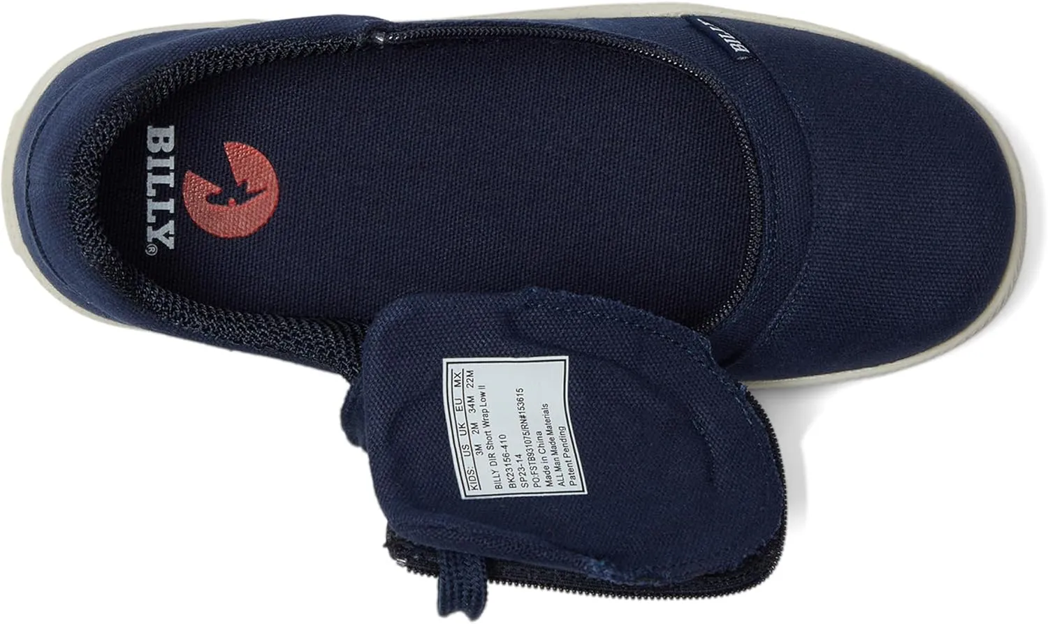BILLY Footwear Kids DR Short Wrap Low II Unisex Kids Sneakers ??Thick Knit Lining ??Rubber Midsole & Outsole