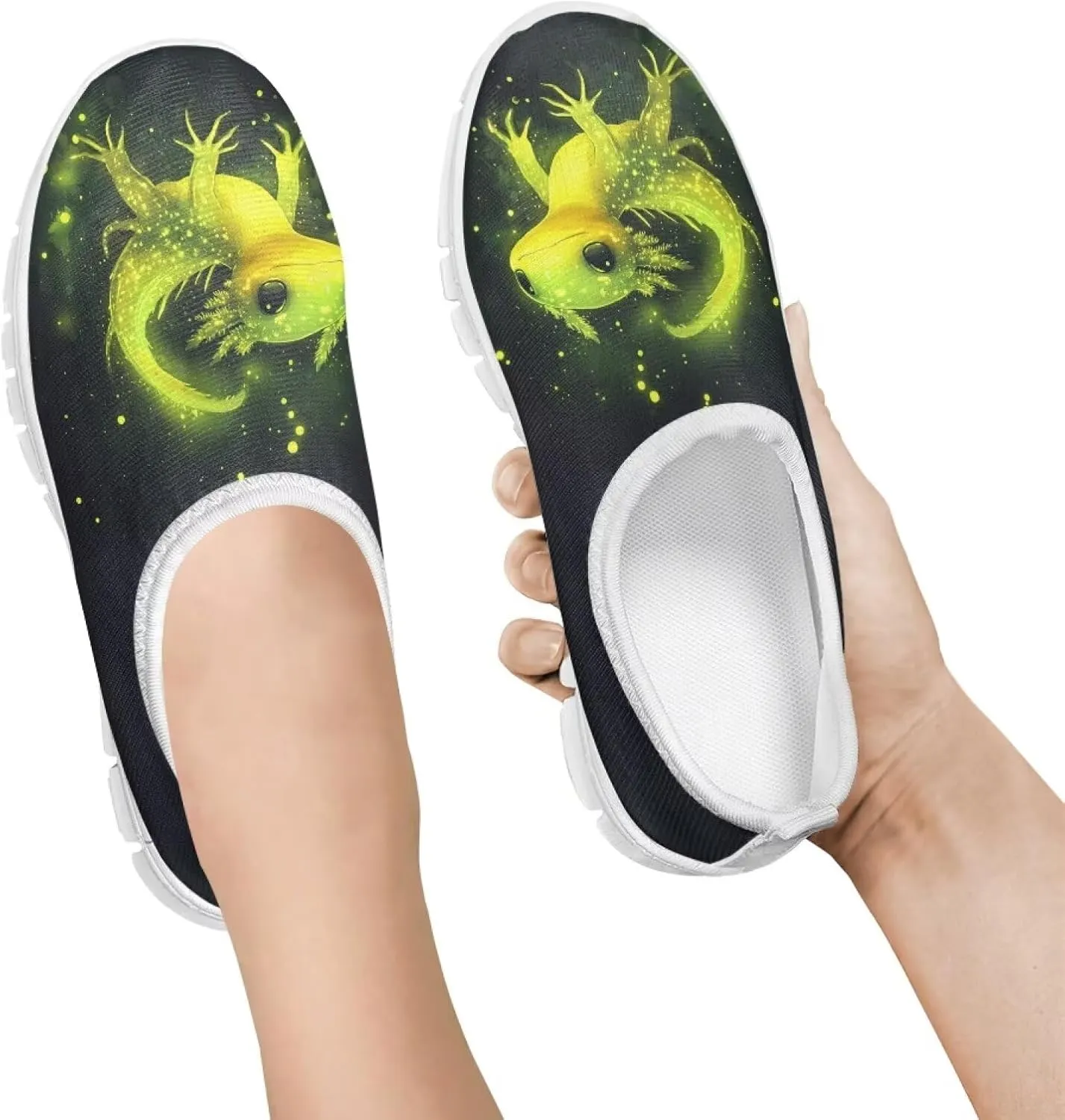Casual Breathable Mesh Shoes Boys Girls Slip On Sneakers