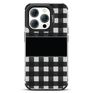 Charcoal Checker - Laguna Collection Case for Apple iPhone 15 Pro