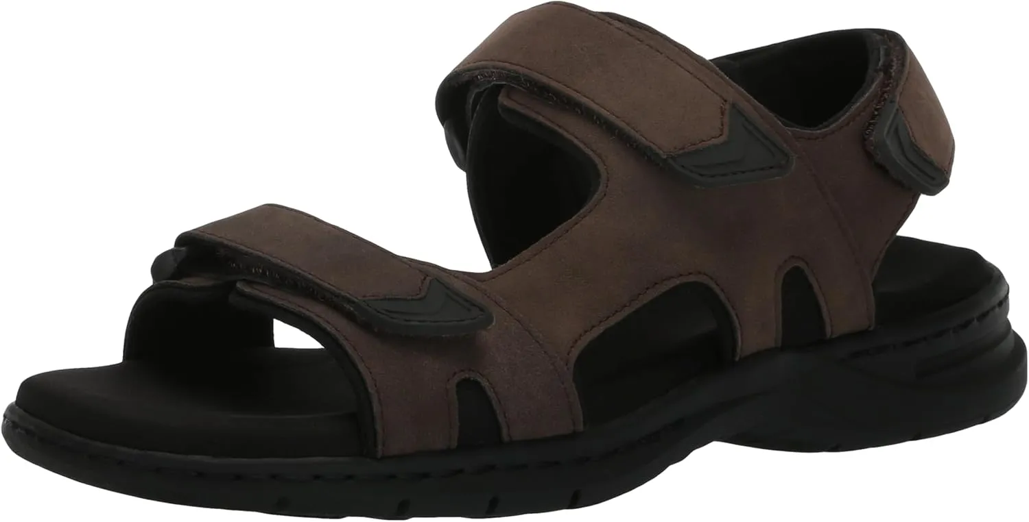 Dr. Scholl's Shoes Mens Granger Sandal Dark Brown 13 M