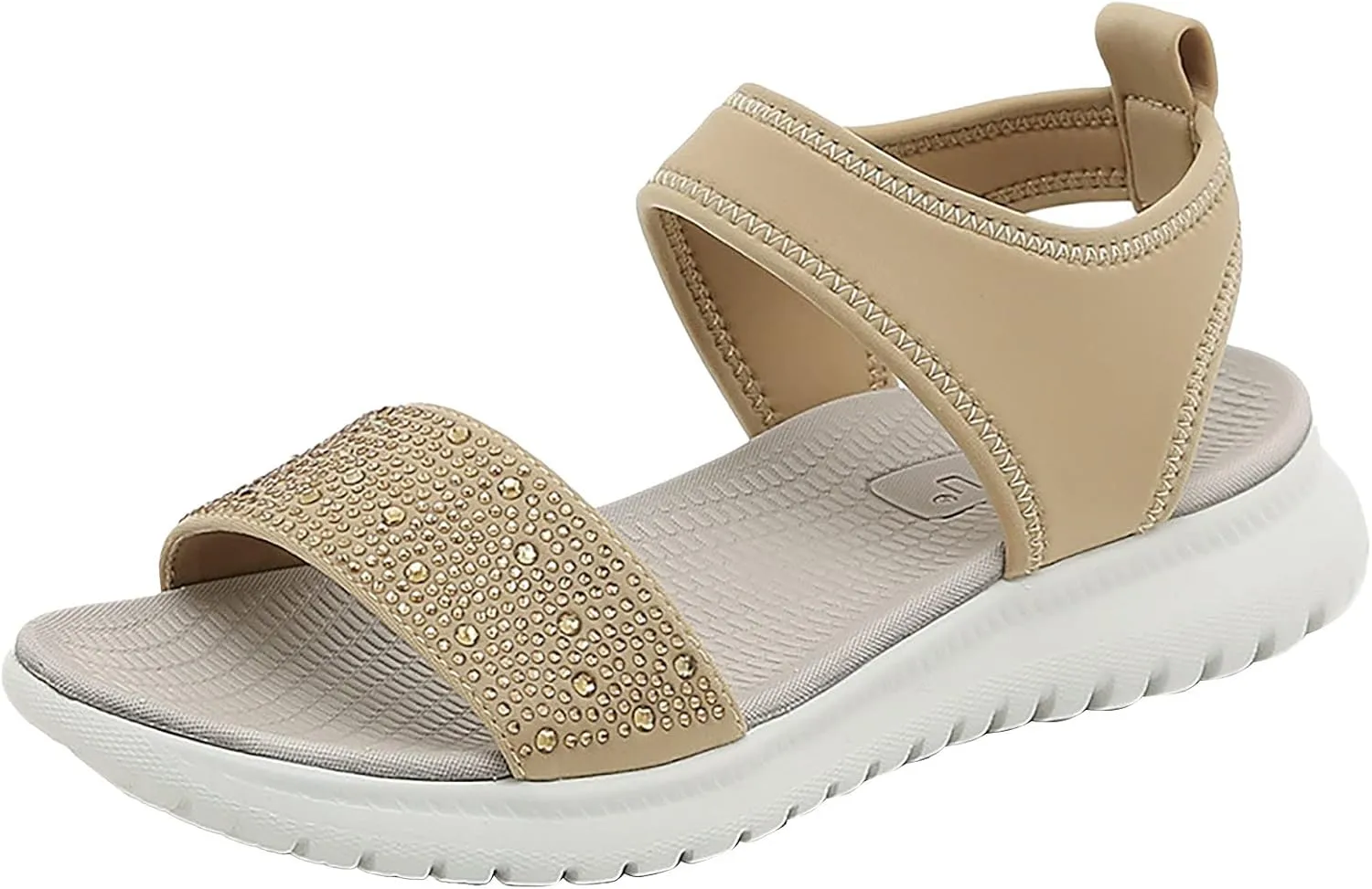 Dress Sandals for Women 2025 Athletic Sport Sandals Lightweight Slip on Walking Shoes