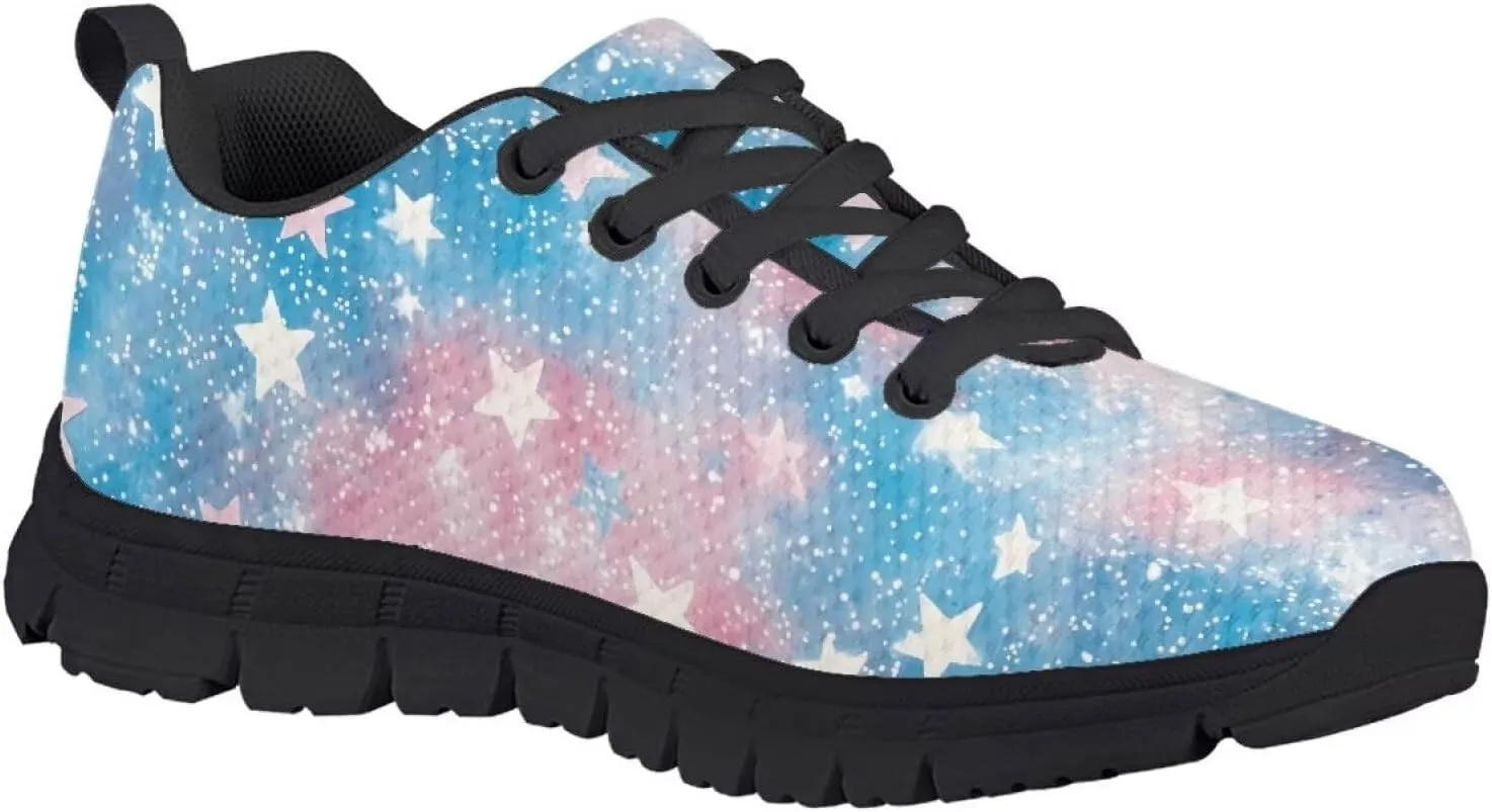 Girls Athletic Shoes Simple Kids Slip On Sneakers Lace Up