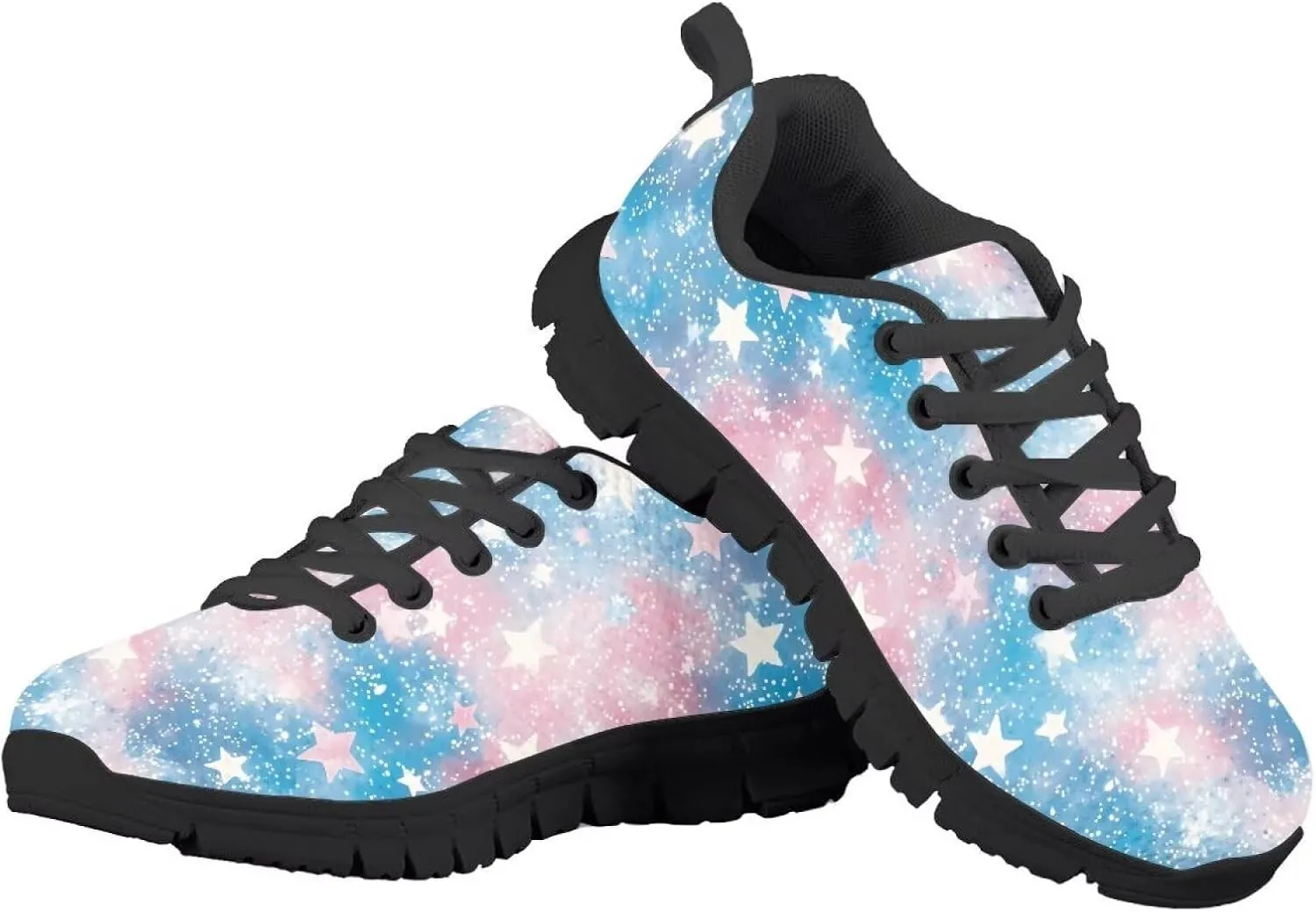 Girls Athletic Shoes Simple Kids Slip On Sneakers Lace Up