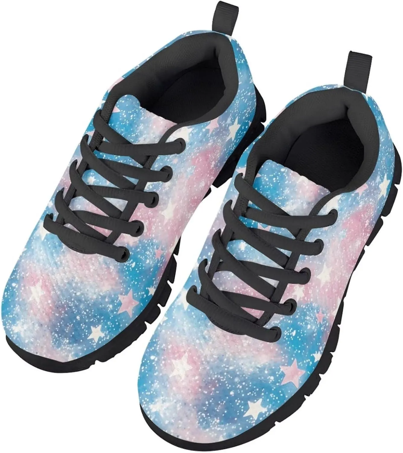 Girls Athletic Shoes Simple Kids Slip On Sneakers Lace Up