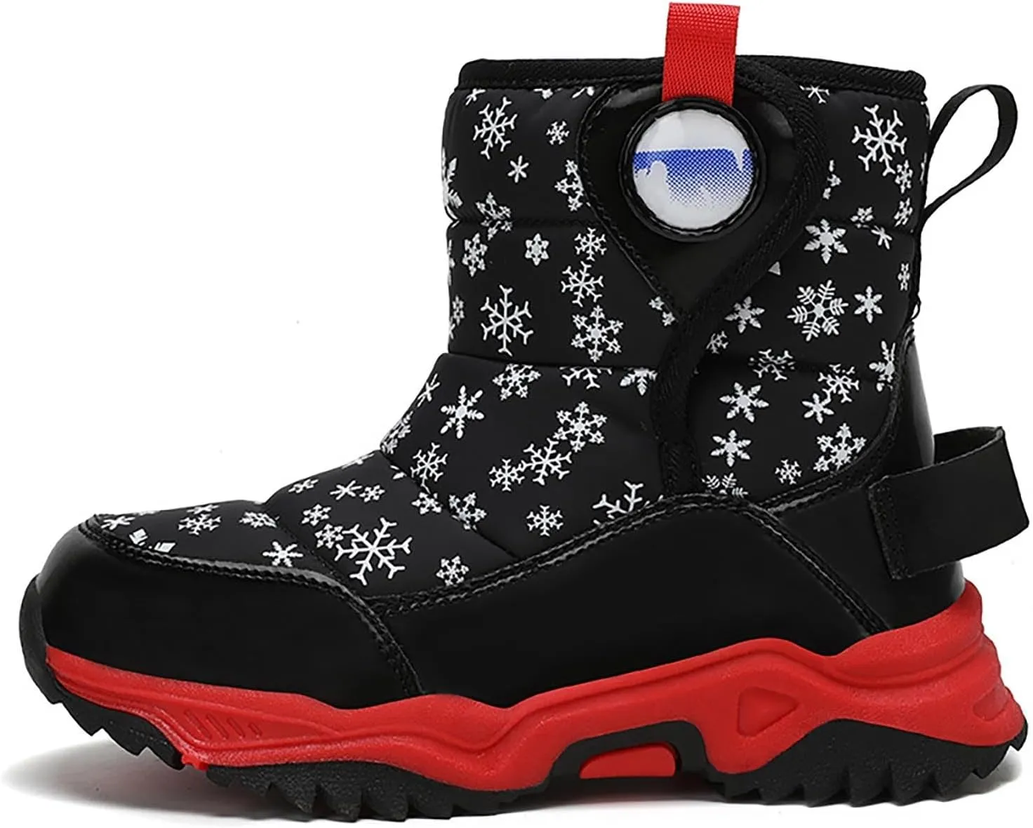 Girls Boys Snow Boots Outdoor Warm Comfortable Non Slip Mid Calf Padded Small Big Kids Winter Girls Cute Winter Boots