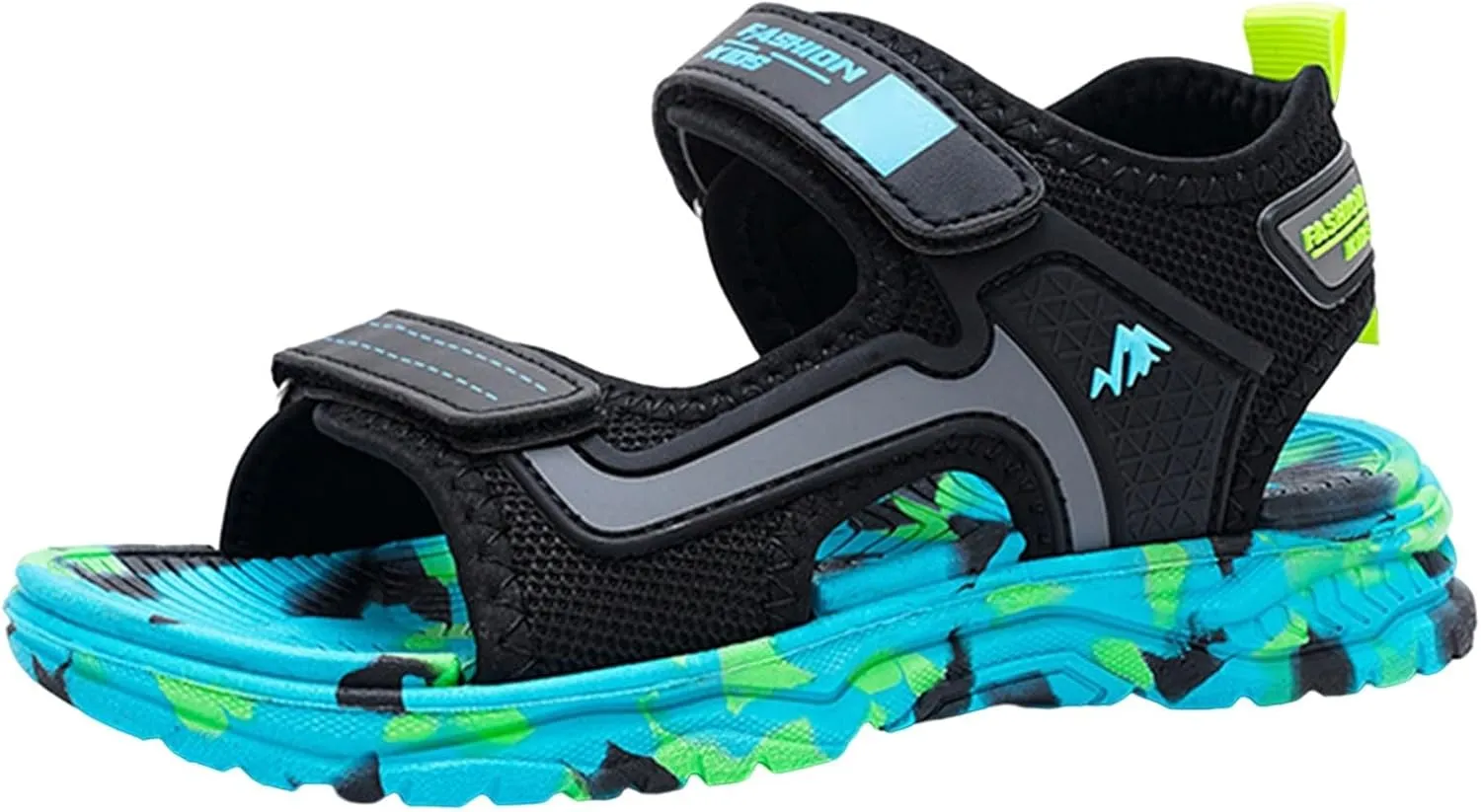 Girls' Sandals Girls Summer Outdoor Athletic Printed Sport Sandals Toddler Girl Sandal Soft Open Toe Flat Athletic Kids Sport Water Breathable Comfortable Shoes For Summer Beach Holiday Vacation