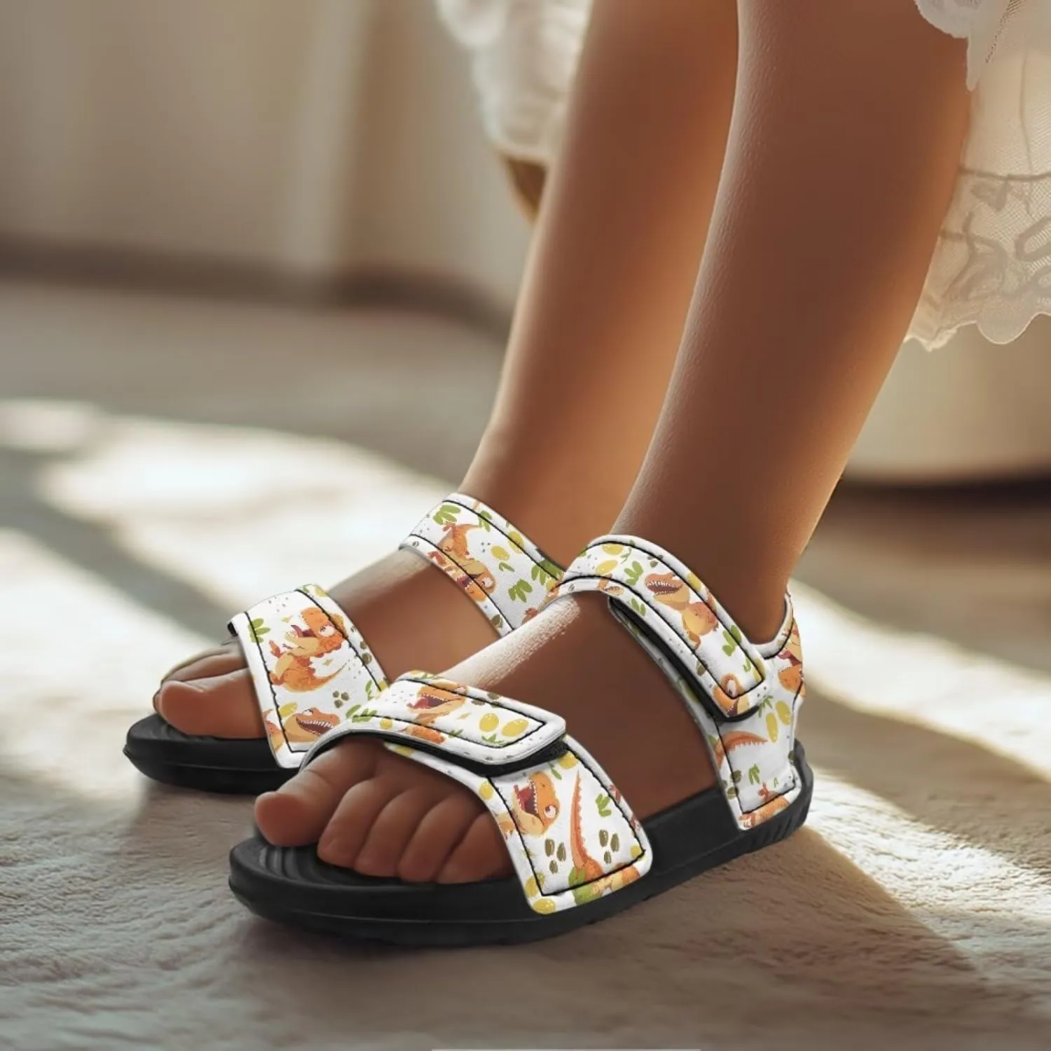 Guinea Pig Sandals for Girls Summer Outdoor Athletic Sport Sandals for Toddler Kids
