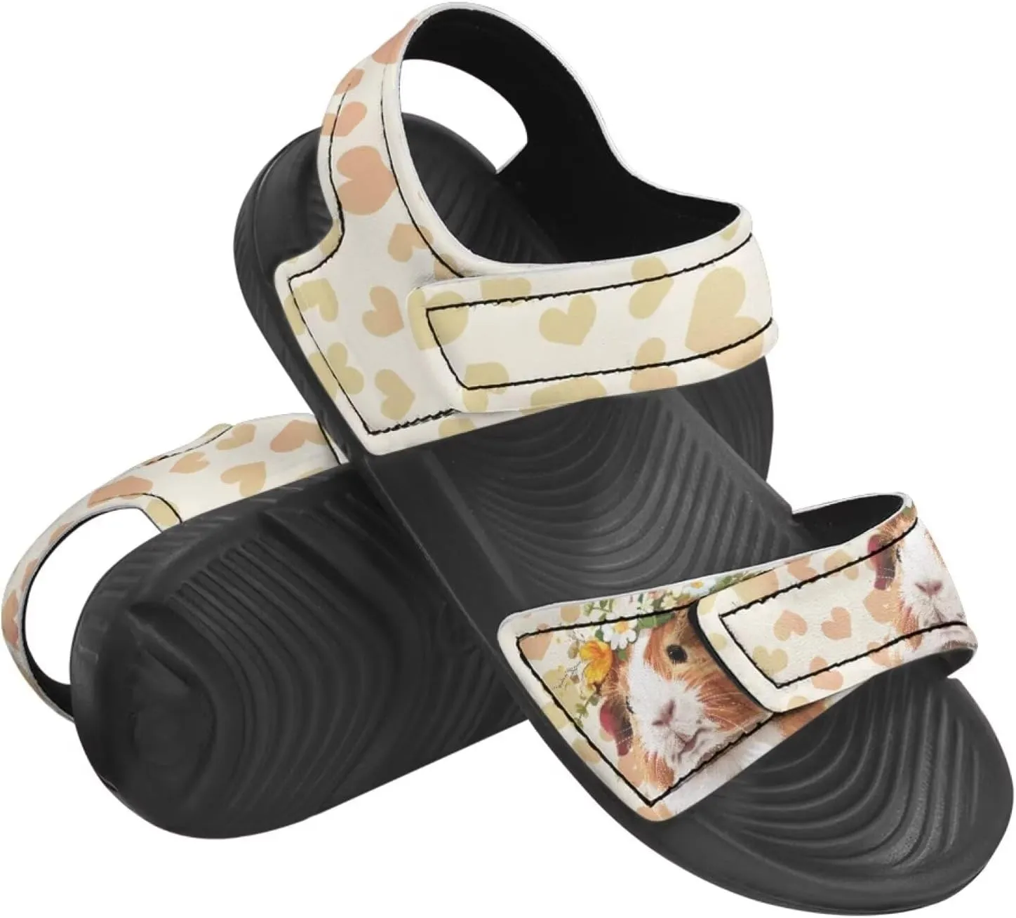 Guinea Pig Sandals for Girls Summer Outdoor Athletic Sport Sandals for Toddler Kids