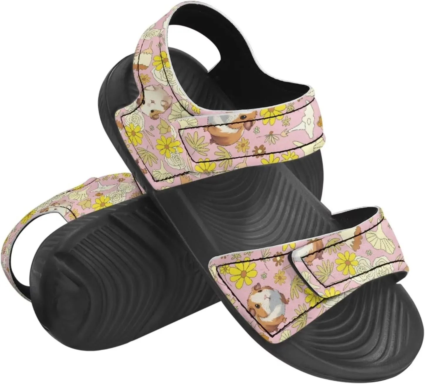 Guinea Pig Sandals for Girls Summer Outdoor Athletic Sport Sandals for Toddler Kids