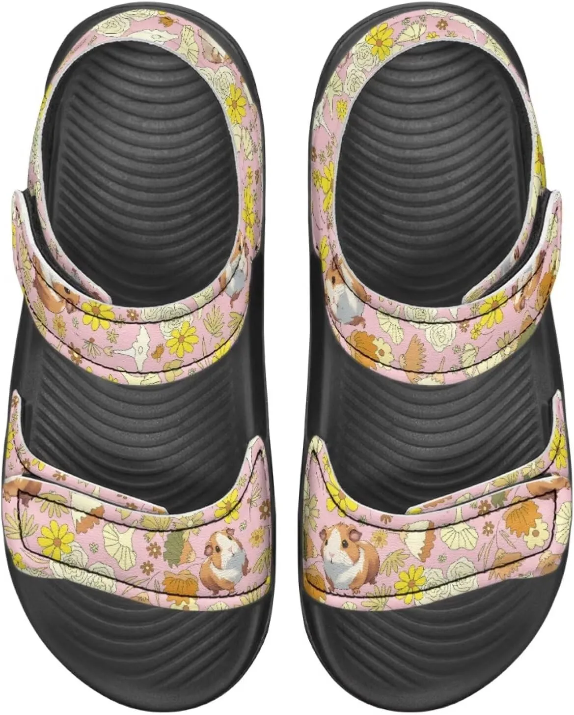 Guinea Pig Sandals for Girls Summer Outdoor Athletic Sport Sandals for Toddler Kids
