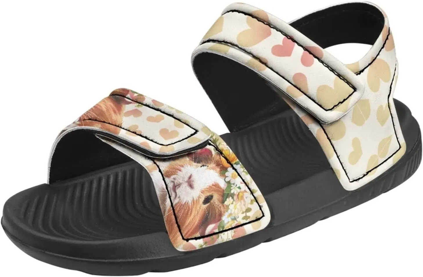 Guinea Pig Sandals for Girls Summer Outdoor Athletic Sport Sandals for Toddler Kids