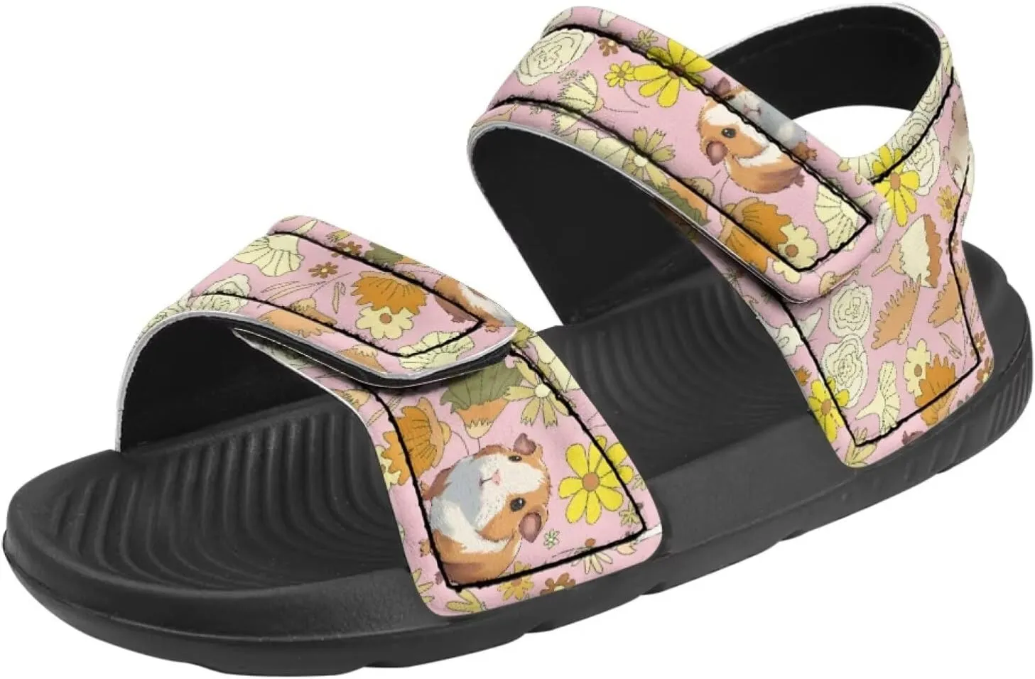 Guinea Pig Sandals for Girls Summer Outdoor Athletic Sport Sandals for Toddler Kids