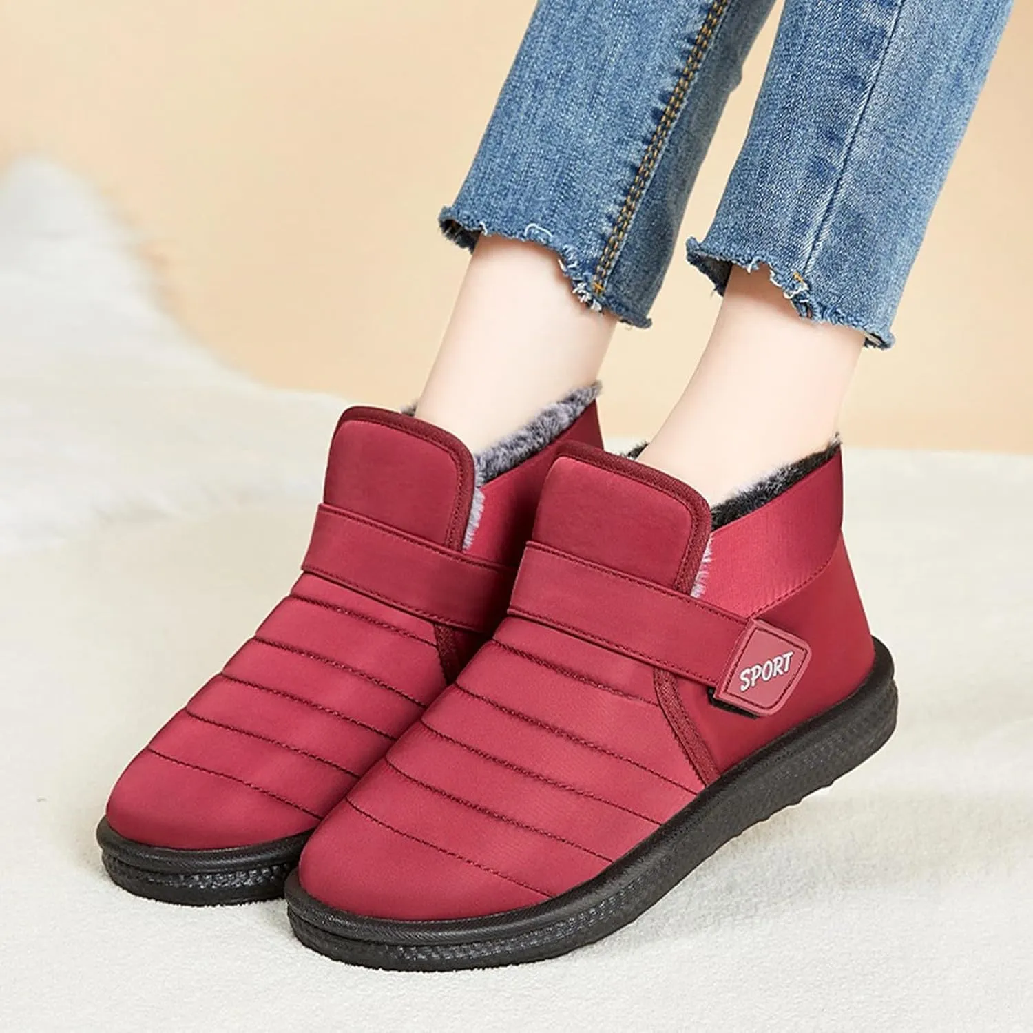 High Heel Winter Boots for Women Winter Boots for Men Womens Slip On Winter Boots Black Winter Boots High Heel Winter Boots for Women Today Only Prime of Day 2024