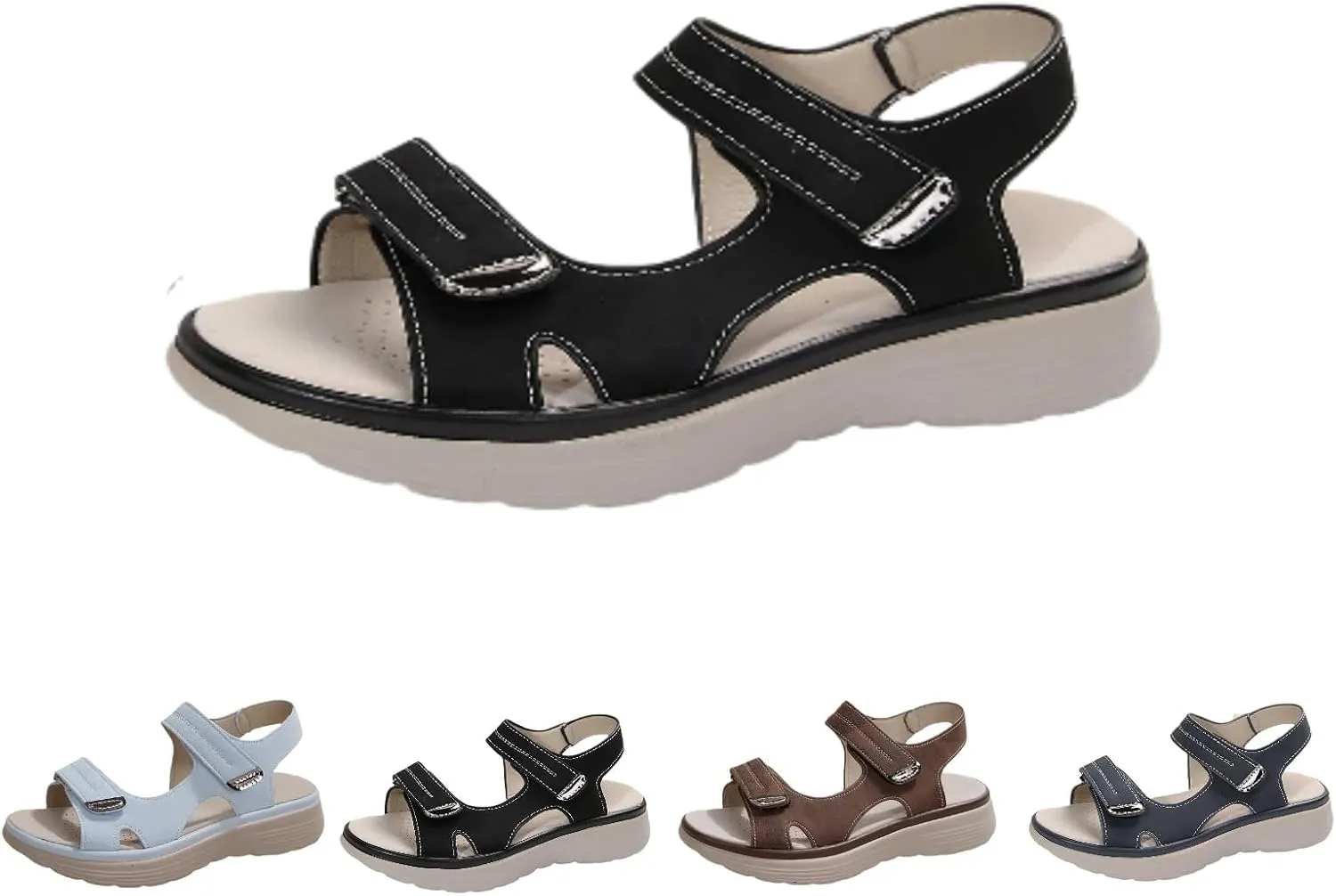 Hiking Sandals for Women 2025,Women's Hiking Sandals with Arch Support,Orthotic Water Shoes with Arch Support for Women,Comfortable Athletic Quick-Drying Walking Water Sandals