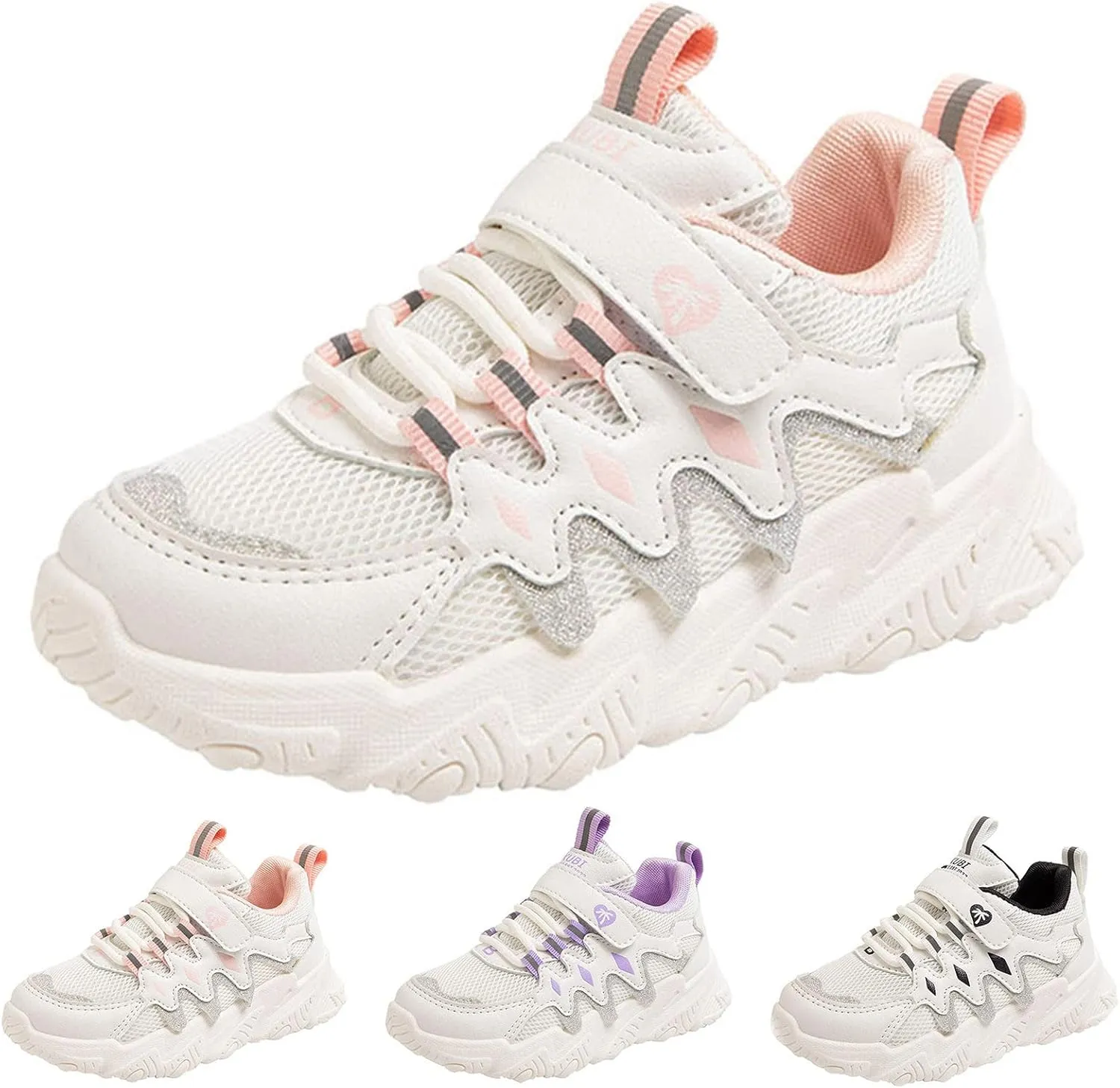 IWIHMIV Kid Breathable Lightweight Sport Shoes Casual Athletic Shoes Non Slip Running Shoes for Boys Girls
