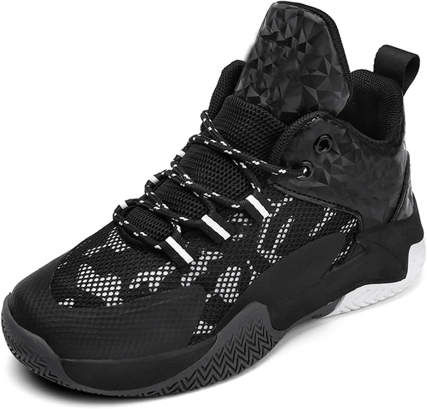Kid's Basketball Shoes Boys Sneakers Girls Trainers Comfort High Top Basketball Shoes for Boys(Little Toddler Extra
