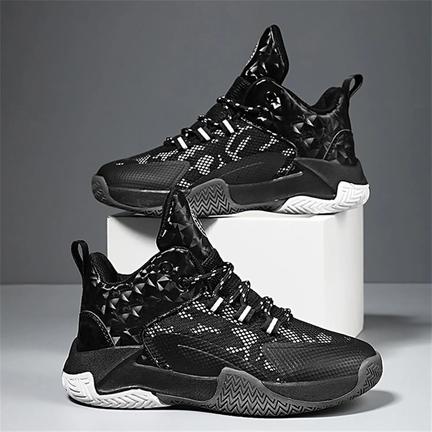 Kid's Basketball Shoes Boys Sneakers Girls Trainers Comfort High Top Basketball Shoes for Boys(Little Toddler Extra