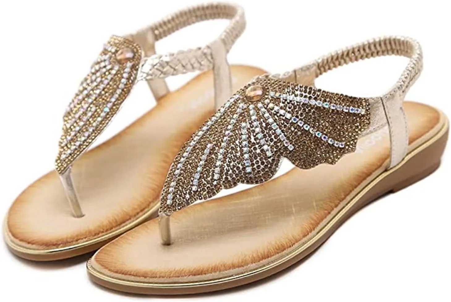 Ladmiple Sandals Women Dressy Summer 2023 Fashion Open Toe Gladiator Sandal Causal Beach Travel Platform Slippers Shoes