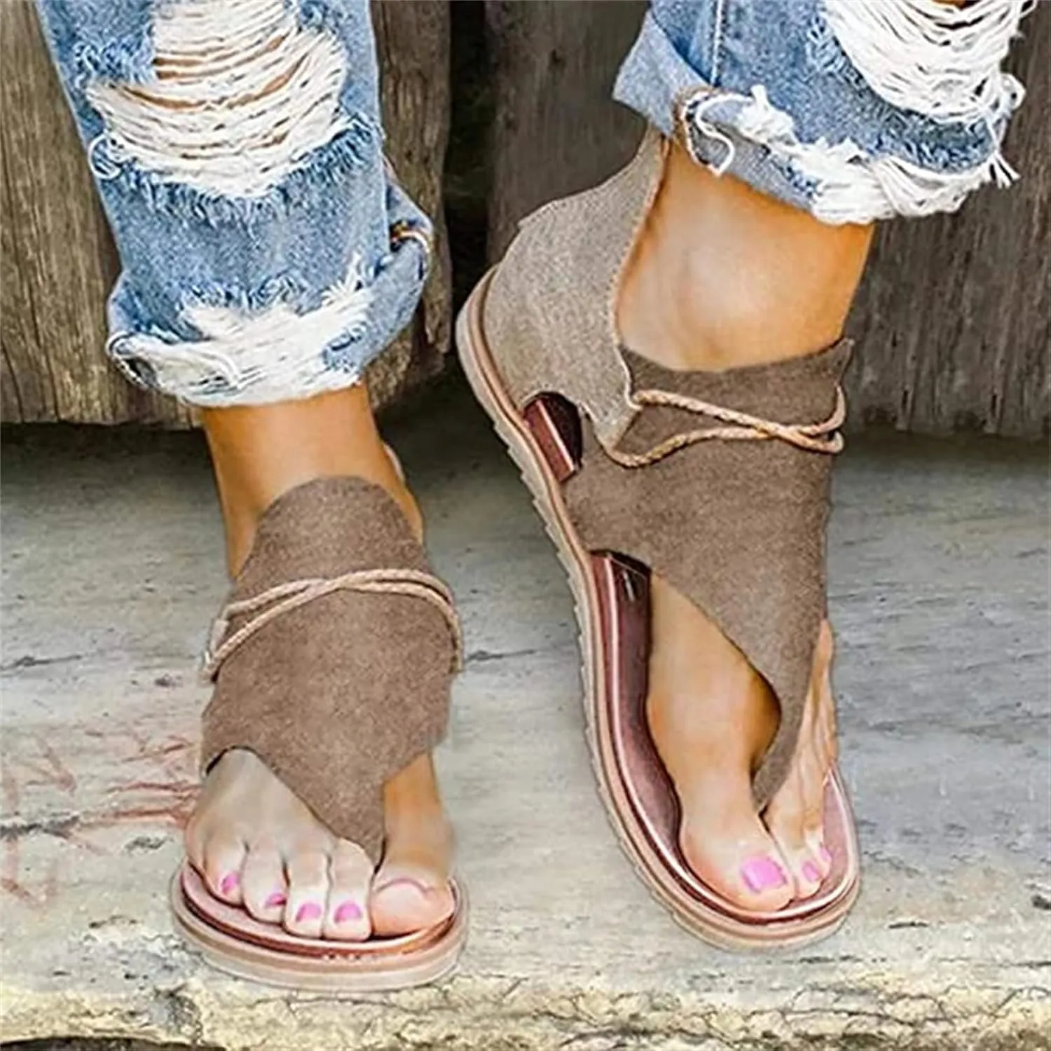 Ladmiple Sandals Women Dressy Summer 2023 Fashion Open Toe Gladiator Sandal Causal Beach Travel Platform Slippers Shoes