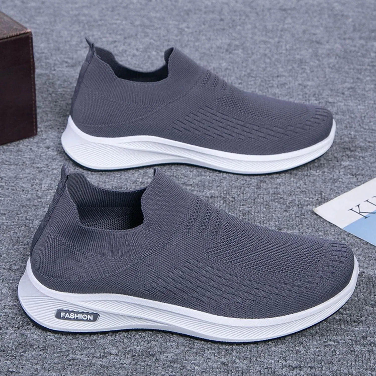 Mens Athletic Shoes Men's Shoes Walking Shoe for Men Slip on Shoe for Men Comfortable Running Trail Sneaker