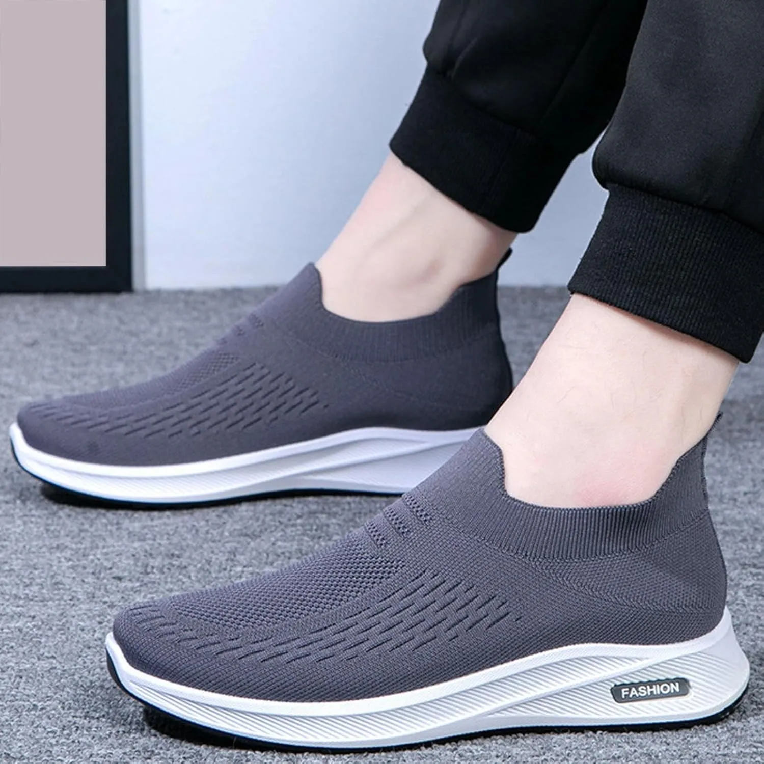 Mens Athletic Shoes Men's Shoes Walking Shoe for Men Slip on Shoe for Men Comfortable Running Trail Sneaker