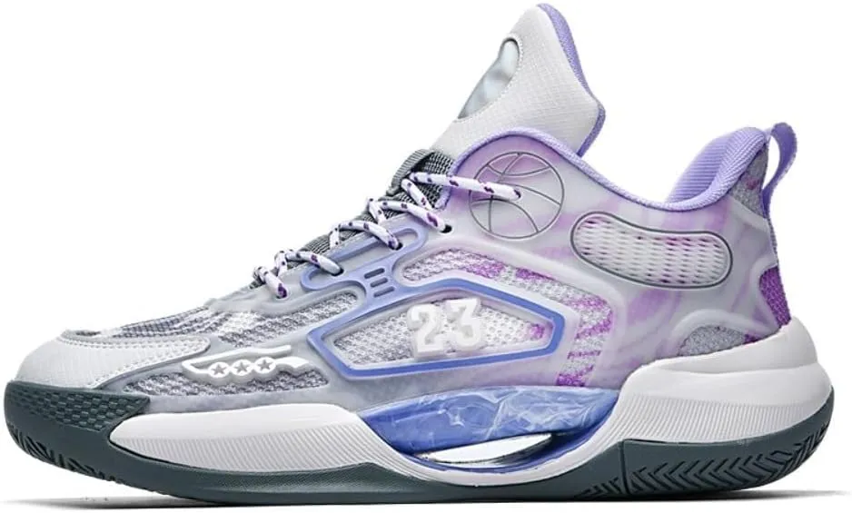 Men's Basketball Shoes are Breathable Anti Slip Wear-Resistant Fashionable Outdoor Basketball Boots