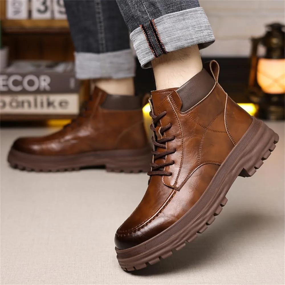 Men's Hiking Boots Waterproof Casual Chukka Boots for Men Trainers Shoes Size