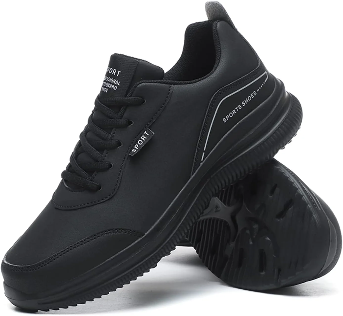 Men's Work Shoes Non-Slip Waterproof Restaurant Shoes Lightweight Comfortable Chef Shoes Waiters