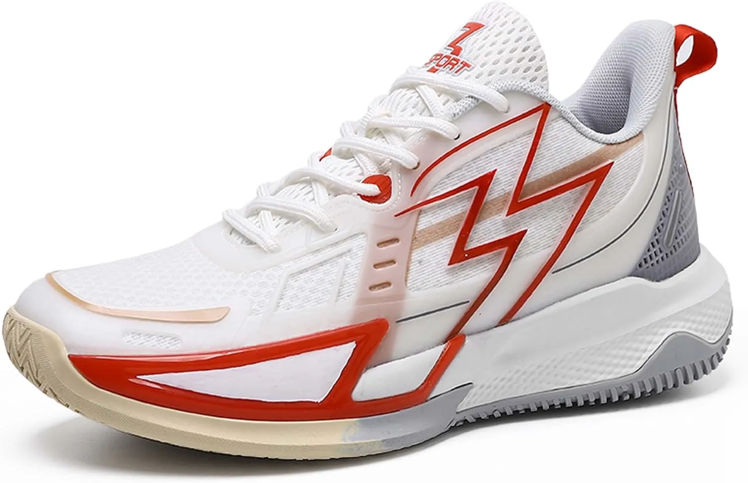 Middle School and Youth Basketball Shoes, Unisex Fashion Sports Basketball Shoes, Breathable Outdoor Cushioning Sports Shoes