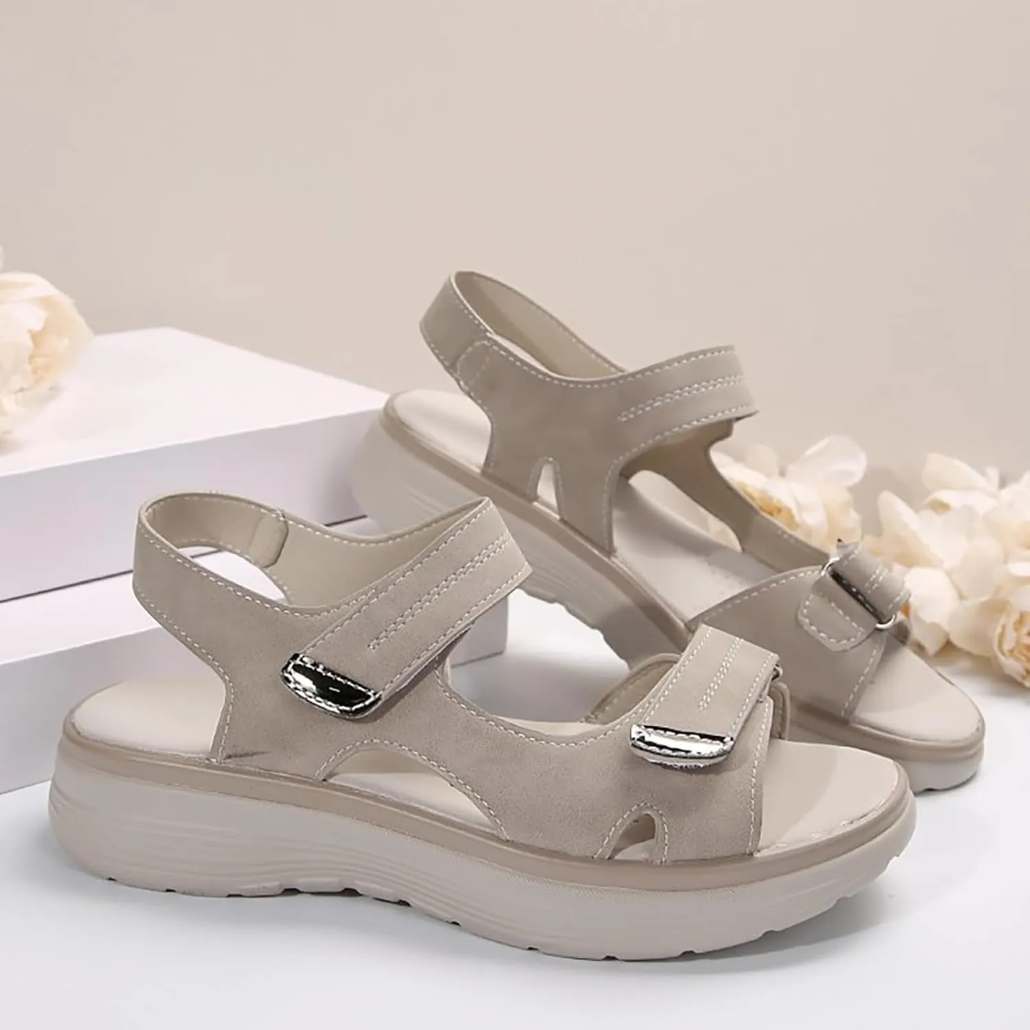 Orthopedic Sandals for Women 2025 Comfortable Walking Sandal Arch Support Wide Width Dressy Travel Summer Sandal Dressy Back Strap Sport Shoes