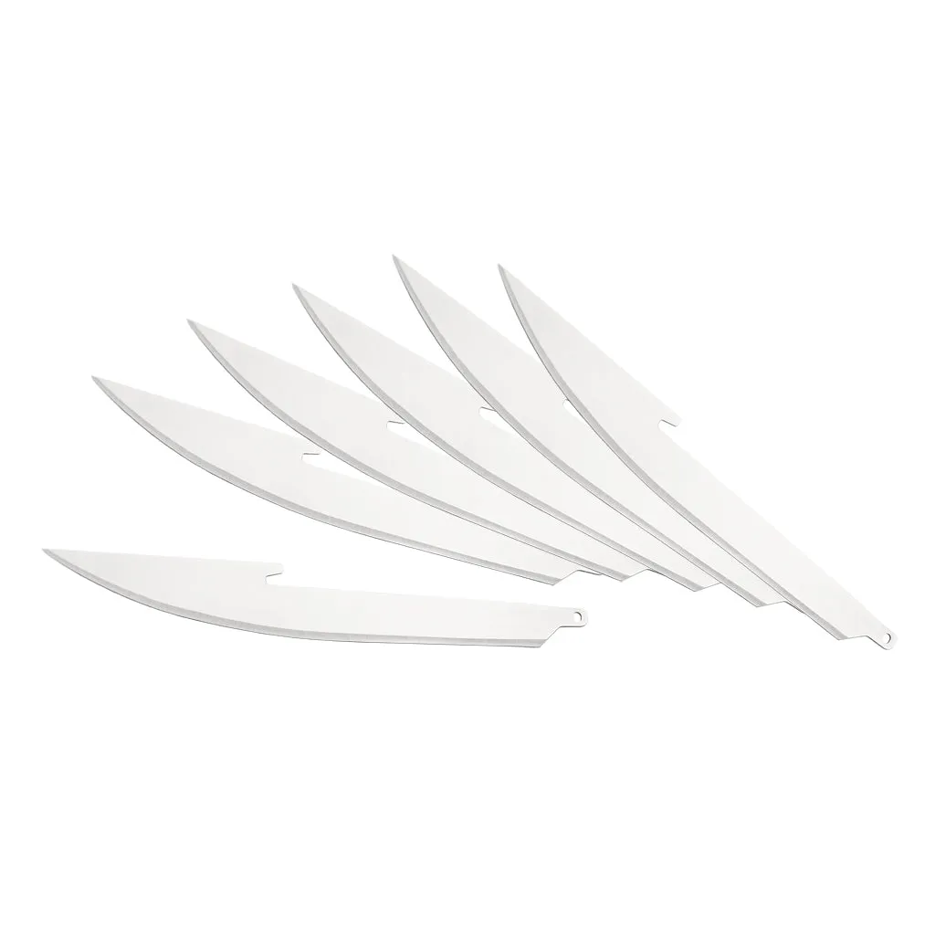 Outdoor Edge 3.5-Inch Drop Point Replacement Blades (24 Pack)