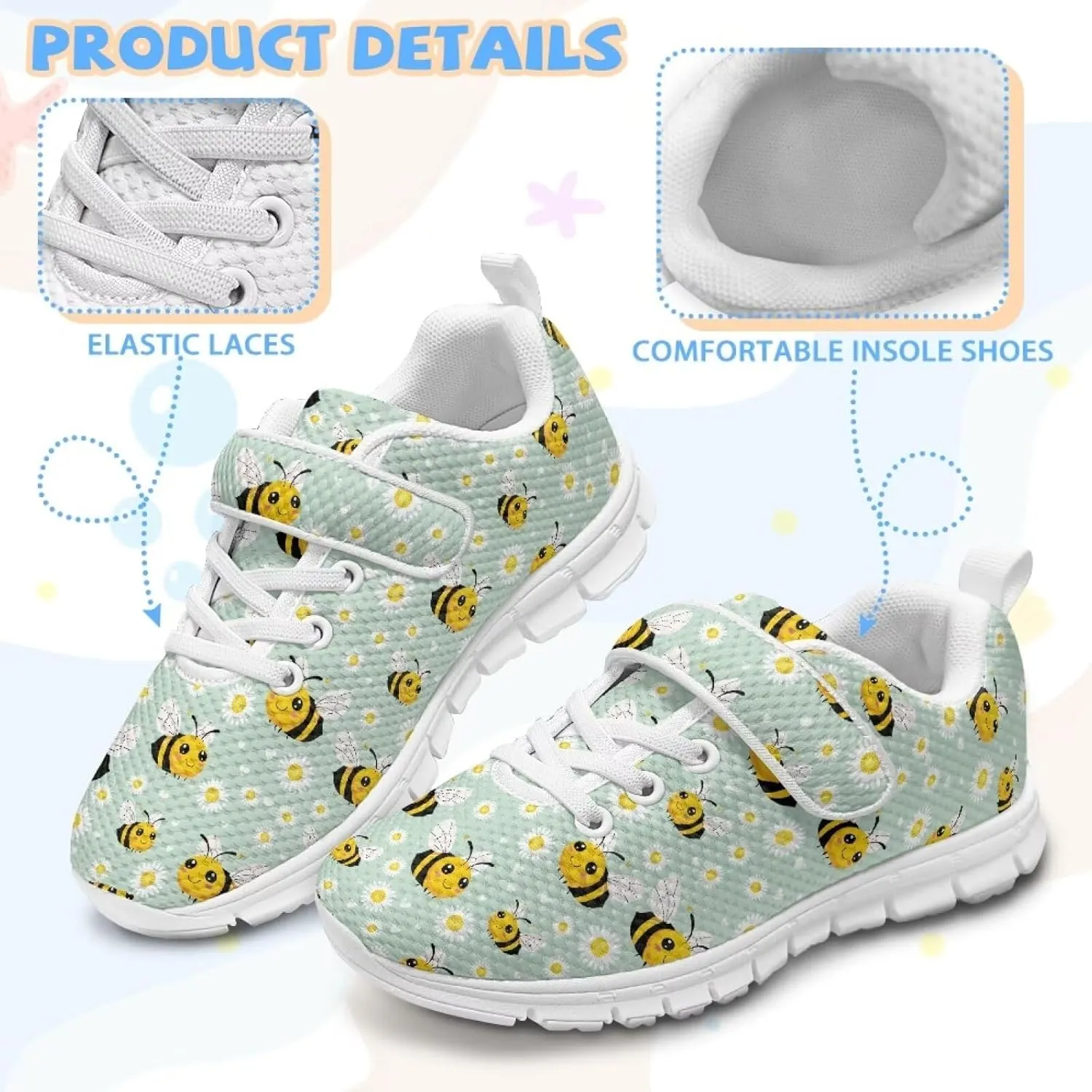 Shoes for Boys Girls Kids Children Walking Shoes Tennis Running Shoes Sports Athletic Gym Running Sneakers