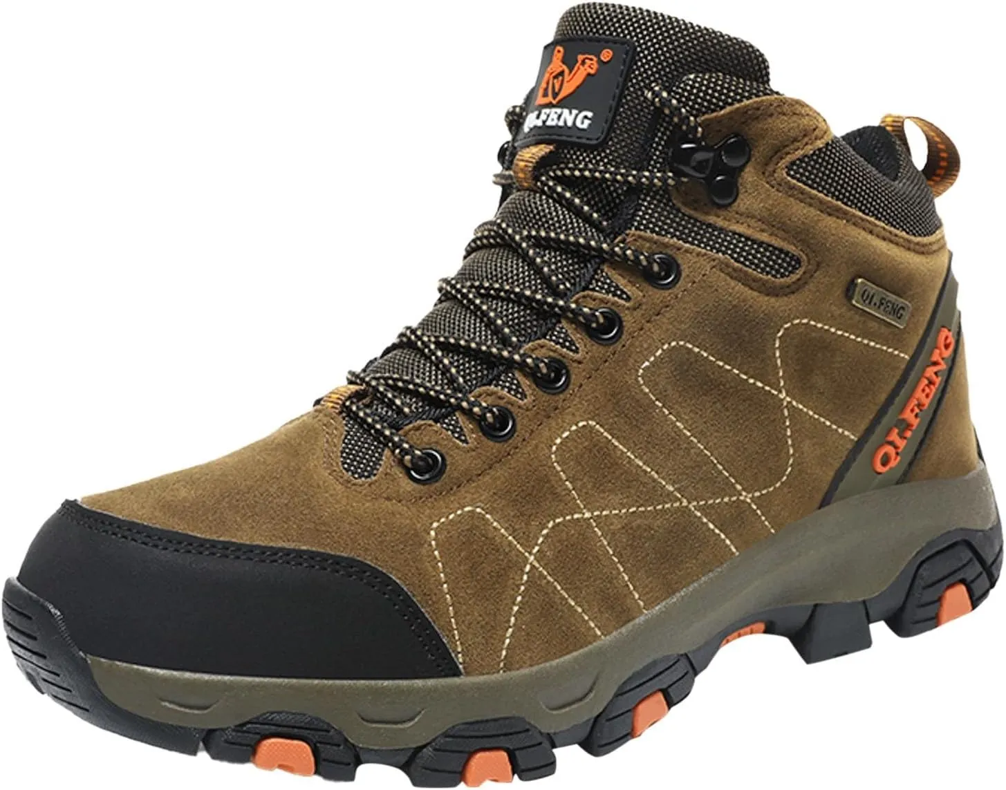 Snow Boots for Men Warm Faux Furry Lined Footwear Waterproof Outdoor Comfort Winter Boots Non-slip Lace Up Ankle Boots for Cold Weather Hiking Boot Trekking Boots