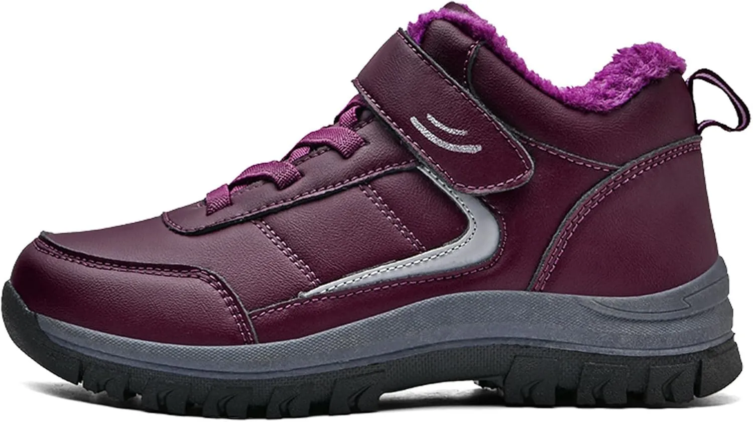Snow Boots for Women Waterproof Winter Boots Lace Up Non Slip Fur Lined Booties Winter Casual Slip on Ankle Boots Comfortable Winter Shoes Trekking Hiking Boots