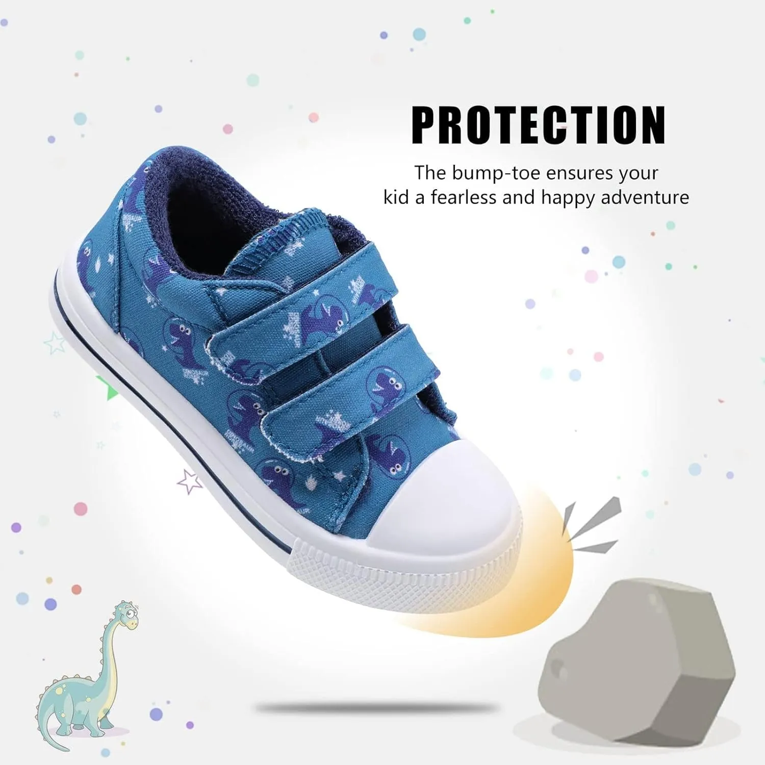 STQ Toddler Shoes Boys & Girls Canvas Kids Slip On Shoes