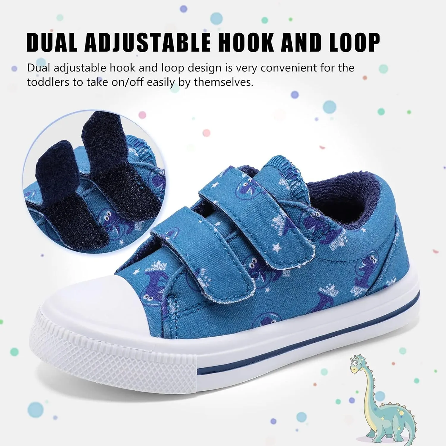 STQ Toddler Shoes Boys & Girls Canvas Kids Slip On Shoes