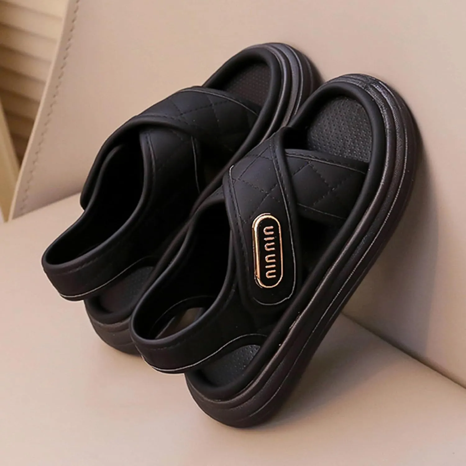 Summer Soft Bottom Non Slip Little Girl Sports Beach Shoes Female Shoes Kids Sandals Girls Size 1 Sandals