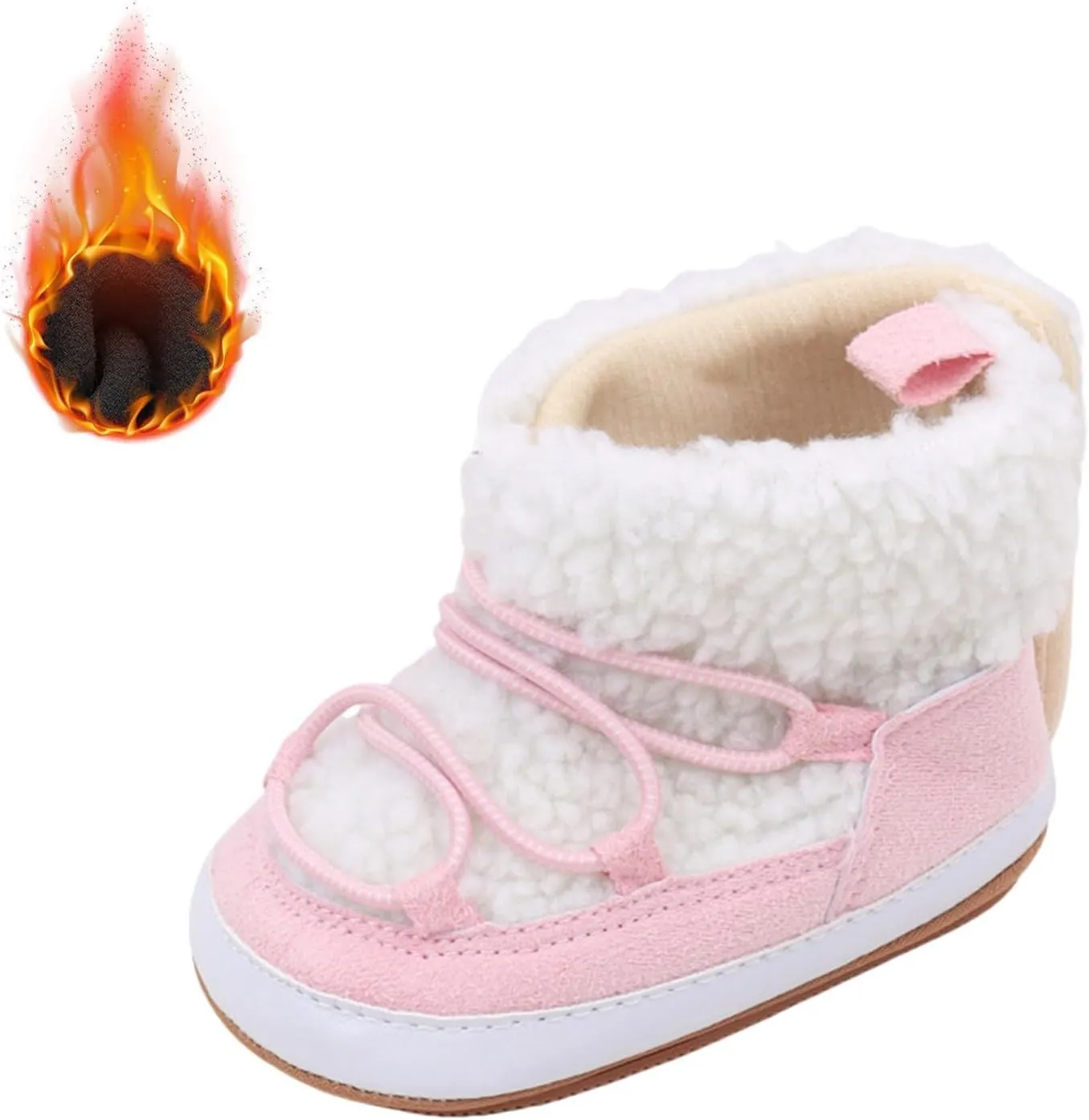 Toddler Boys Girls Slip On Slippers Kids Baby House Shoes Barefoot Furry Sock Indoor Outdoor Warm Walking Shoes