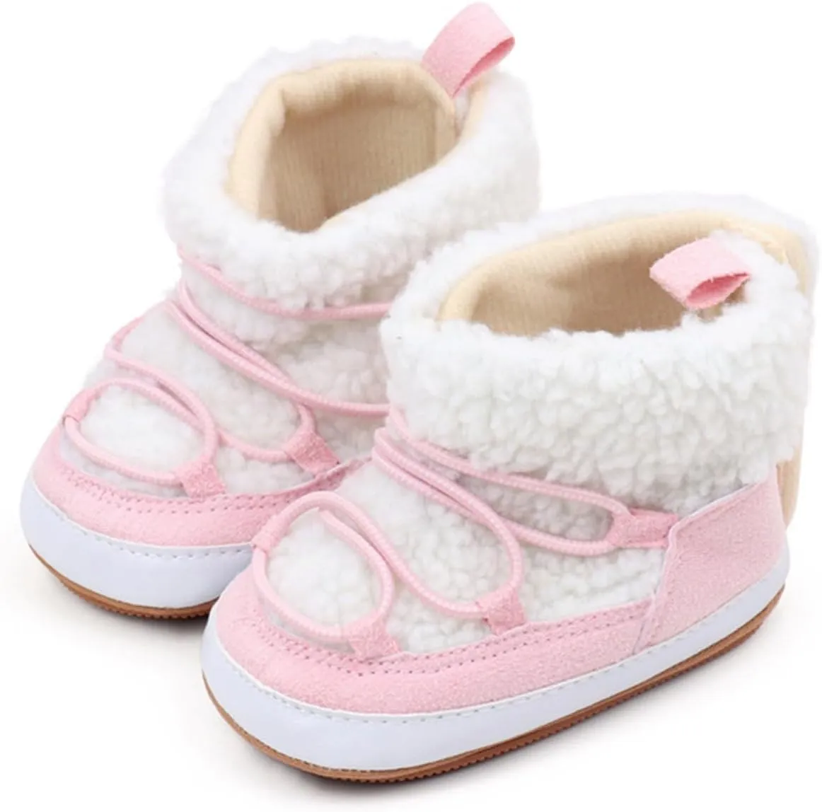 Toddler Boys Girls Slip On Slippers Kids Baby House Shoes Barefoot Furry Sock Indoor Outdoor Warm Walking Shoes