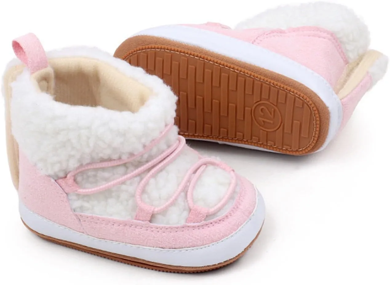 Toddler Boys Girls Slip On Slippers Kids Baby House Shoes Barefoot Furry Sock Indoor Outdoor Warm Walking Shoes