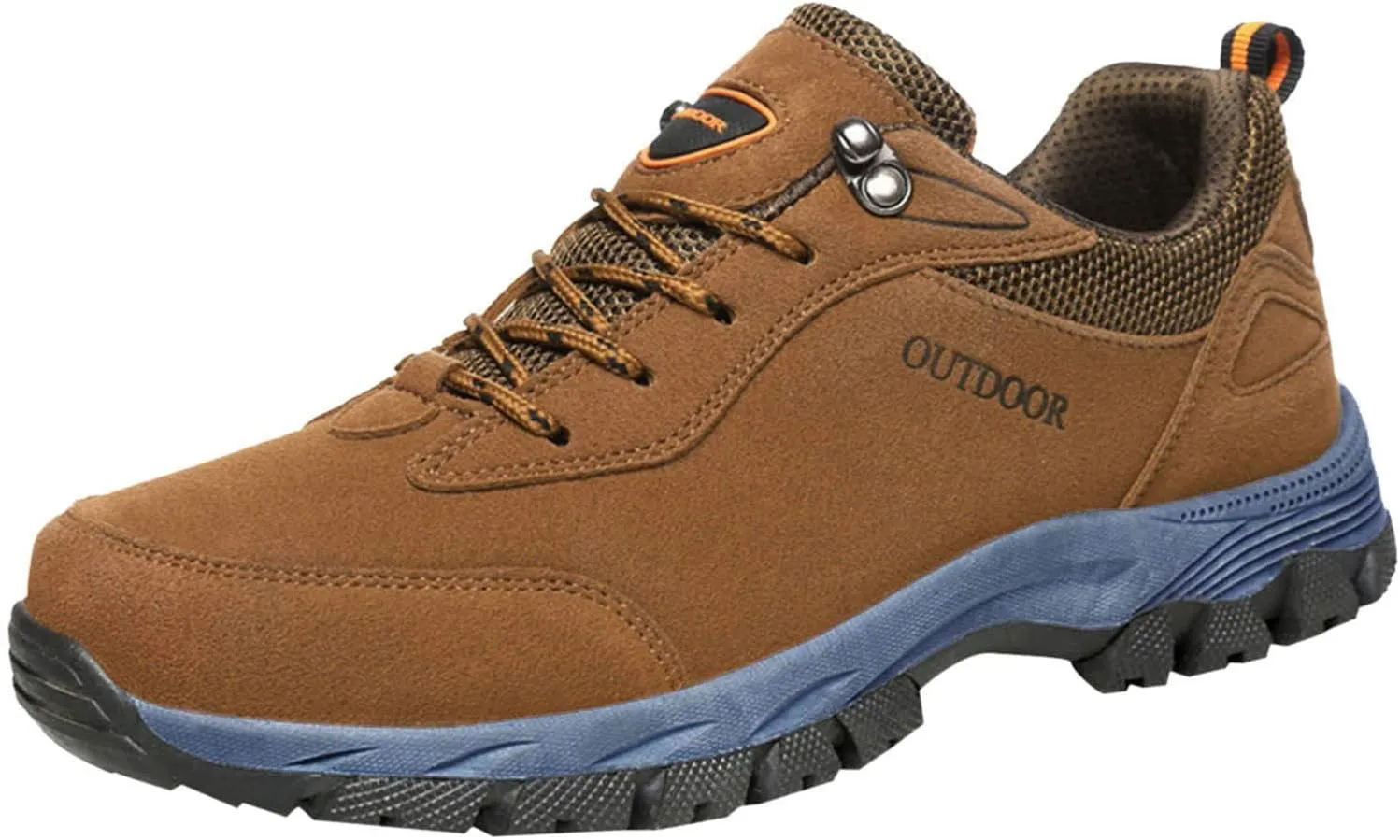 Walking Sneakers Men's Hiking Shoes Non-Slip Trekking Trail Shoes Lightweight Breathable Outdoor Shoes Extra Wide