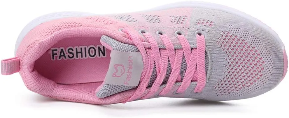 Women's Lace Up Walking Running Shoes Tennis Casual Mens Running Shoes Breathable Men Casual Dress Shoes Brown Sneakers Platform Tennis Shoe Cross Trainer Shoe