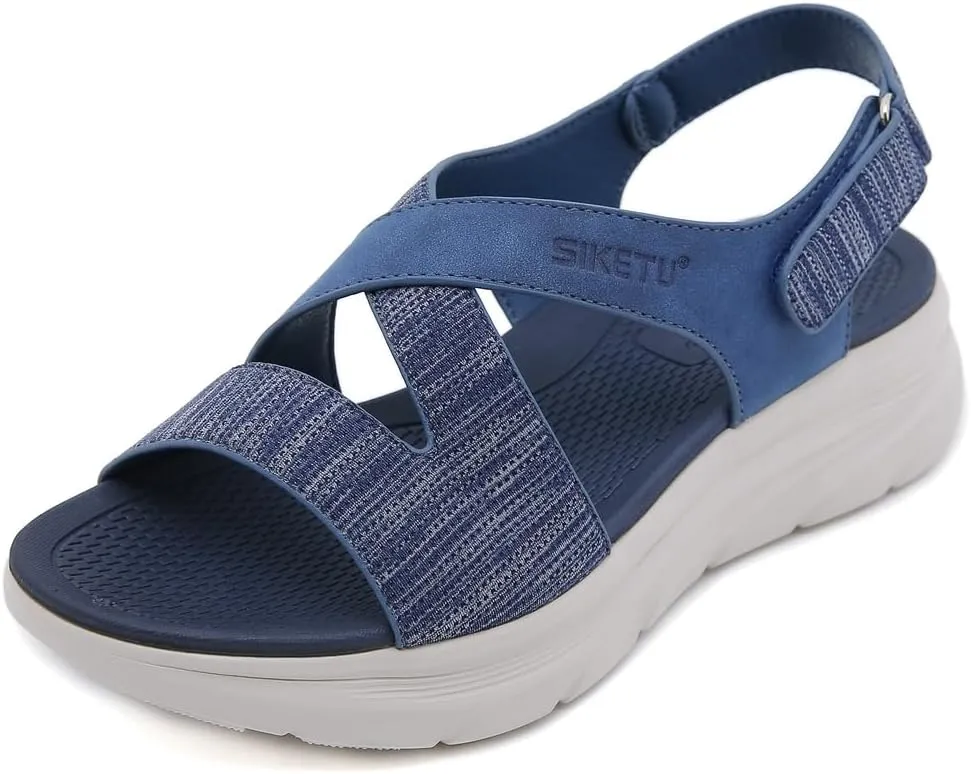 Women's Walking Sports Athletic Sandals Comfortable Outdoor Hiking Arch Support Slingback Casual Summer Beach Shoes